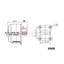 MY1016 High Speed Belt Motor 24Vdc 250W Electric Scooter Conversion Kit