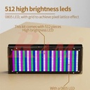 DIY Phantom LED Digital 32x16 Dot Matrix Spectrum Clock