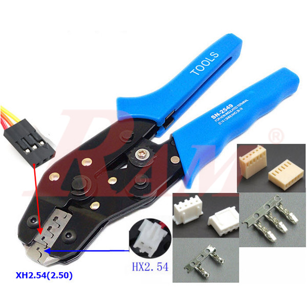 SN-2549 Dupont 2.54, XH2.54 & JST Terminals Crimping Tool