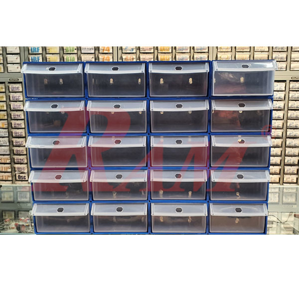 20 Clear Plastic Drawer Set