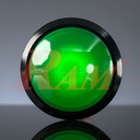 Arcade Style 100mm Big Round Push Button With Green LED Light - Massive Arcade Button with LED