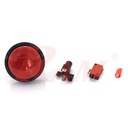Arcade Style 100mm Big Round Push Button With Red LED Light - Massive Arcade Button with LED