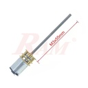 Micro Metal 12V DC 100 rpm Geared Motor With 55mm Lead Screw Shaft