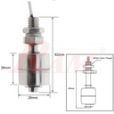 Stainless Steel 45mm High-Temperature Single Float Tank Level Switch