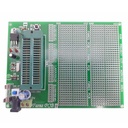 ATMEL AVR Project Kit + Working Area ATMEGAxxx With ZIF Socket