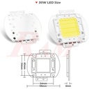 LED SMD 30W High Power White