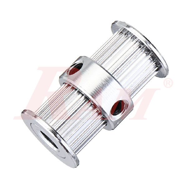 GT2 Double Head 20 Teeth Bore 5mm Timing Aluminum Pulley