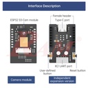 ESP32 S3-Cam AI Vision Module WiFi Real-Time Image Transmission for IoT, AI & Robot Development