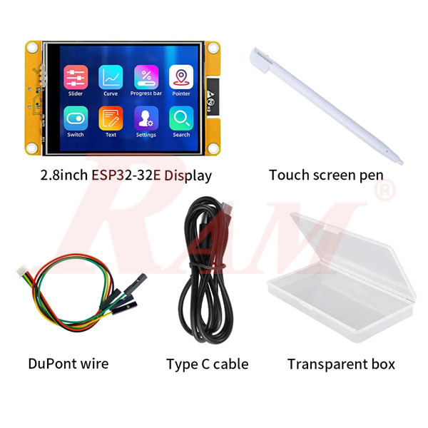 ESP32 Module With 2.8" TFT Touch Screen WiFi + Bluetooth