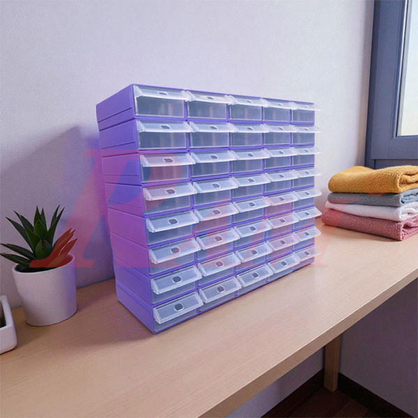 40 Clear Plastic Drawer Set