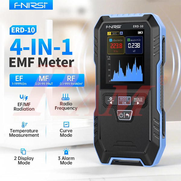 FNIRSI® ERD-10 4-IN-1 Electromagnetic Radiation Detector