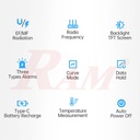 FNIRSI® ERD-10 4-IN-1 Electromagnetic Radiation Detector