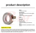 Conductive Fabric Cloth Adhesive Tape Width 8mm - 1 Roll 20M