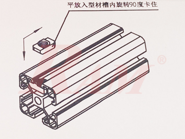 3030/3060 Aluminum Profile Accessory- T Nut Size M6x15.5x8