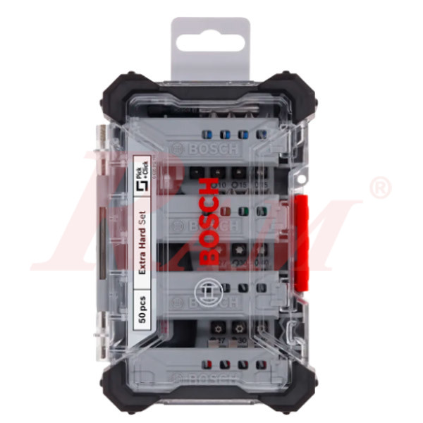 BOSCH Extra Hard Screwdriver Bit Set, 50 pcs (SKU# 2 607 012 080)