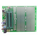 PIC Project Kit + Working Area PIC16Fxx and PIC18Fxx With ZIF Socket