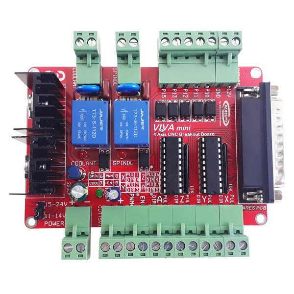 VIVA mini - 4 Axis CNC Breakout Board