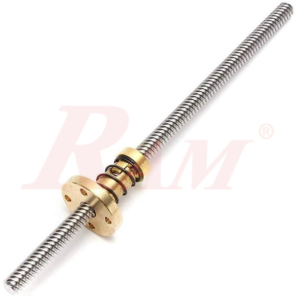 Lead Screw T8 Extra ANTI BACKLASH Brass Nut 8mm
