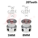 GT2 / 20 Teeth Bore 8mm Timing Aluminum Pulley