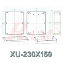 Plastic Project Box XU-230X150 Size 230x150x60 mm