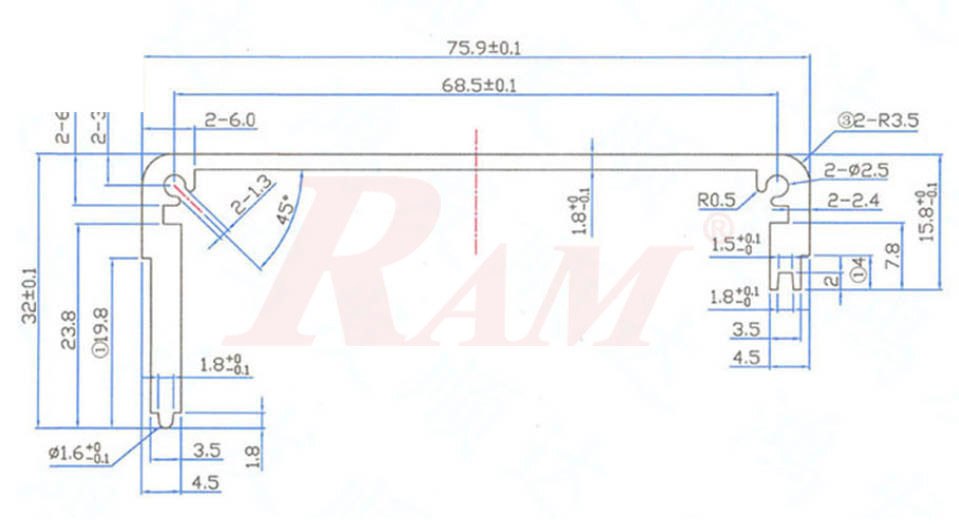 Aluminum Project Box AL-110 Size 110x76x46 mm