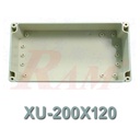 Plastic Project Box XU-200X120 Size 200x120x72 mm