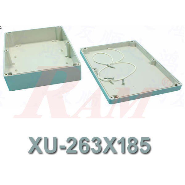 Plastic Project Box XU-263X185 Size 263x185x80 mm