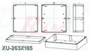 Plastic Project Box XU-263X185 Size 263x185x80 mm