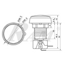 Arcade Style 45mm Big Round Push Button With Red LED Light