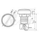 Arcade Style 45mm Big Round Push Button With Red LED Light