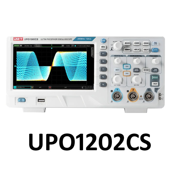 UPO1202CS UNI-T 2-Channel Ultra Phosphor Oscilloscope 200MHz