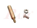 Copper PCB Spacer 45mm M/F