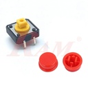Press OMRON 4pin 12x12x7.3 mm With Cap