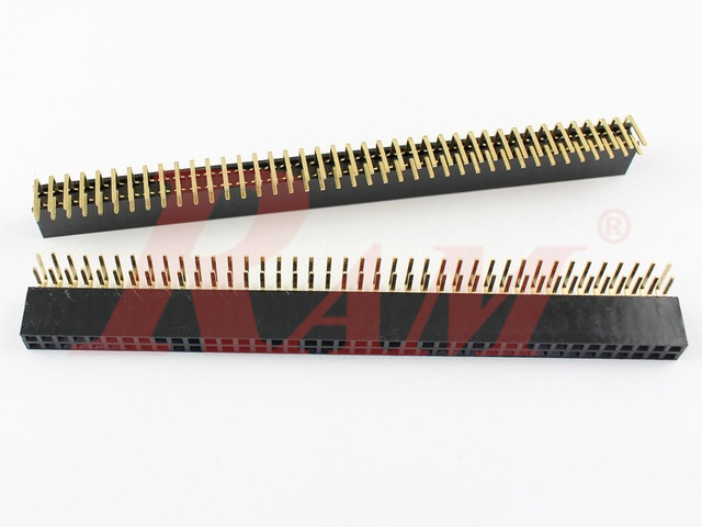 PH8 - Pin Header Female 2x40 Right Angle 2.54mm