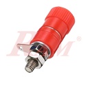 Banana Female Plug 4mm - Red Color سوكت بنانا فيميل مقاس 4ملي لون احمر