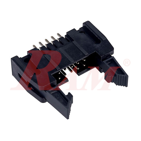 IDC10 Polarized Male Headers with Latch Straight (FRC-10)