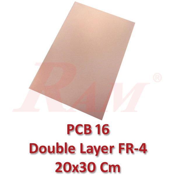 PCB FR4 Double Layer 20x30 cm2 (SKU#PCB16)