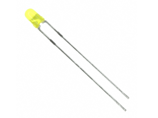 LED 3mm Yellow Color ليد 3مم لون اصفر