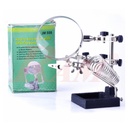 Magnifier With Alligators Holders & Soldering Iron Stand