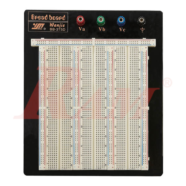 BB-3T5D Breadboard 2390 Tie Point - Metal Base بريد بورد مع قاعدة معدنية 3 قطاع