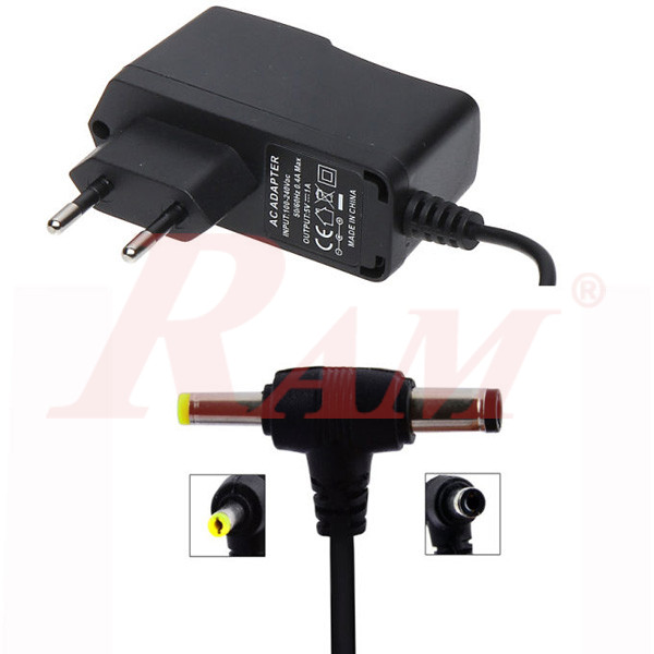 Wall Power Adapter 3Vdc 1A - Dual Size Jack Output