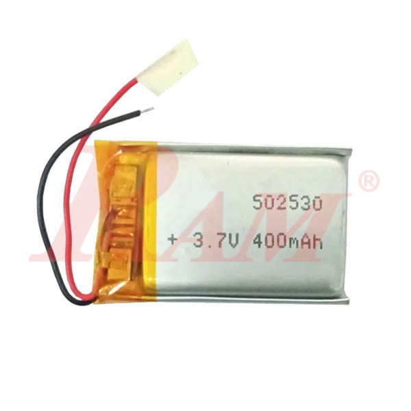 Polymer Li-Ion 3.7V 400mAh Single Cell Battery خلية بطارية قابلة للشحن ليثيوم بوليمر