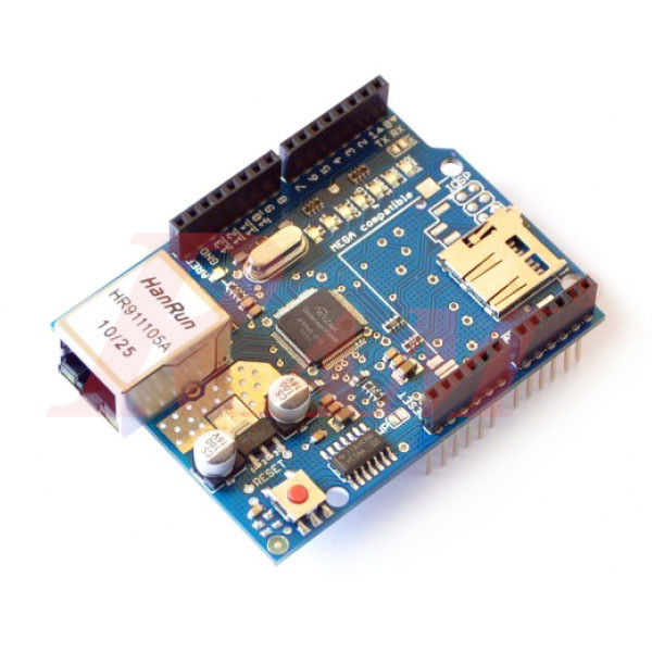Arduino Shield - Ethernet Shield W5100 + SD Card