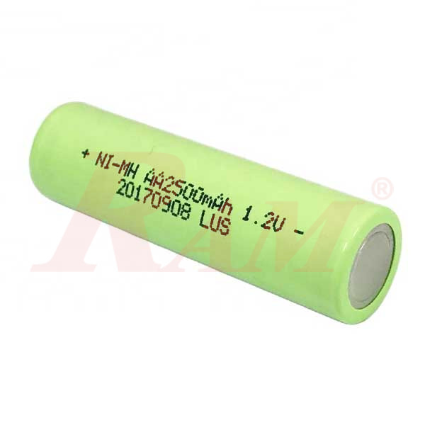 Battery Rechargeable 1.2V AA Ni-MH 2500mAh بطارية قابلة للشحن