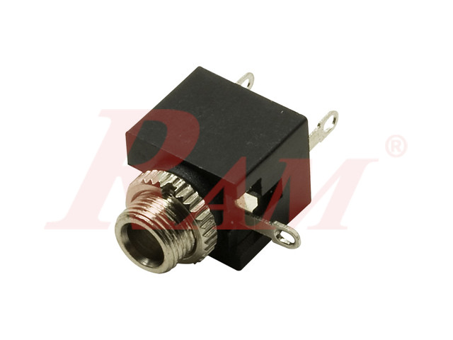 Audio Plug - Miniature Jack Socket - 3.5mm Mono (AD82) مدخل صوت مونو على شاسية