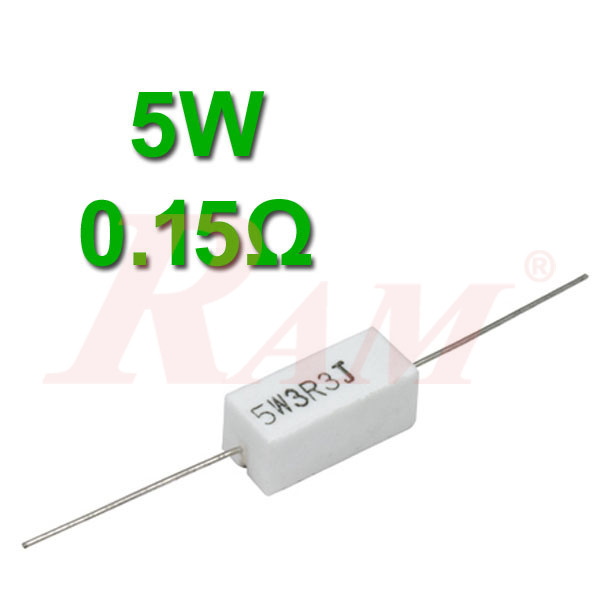 Ceramic Power Resistor 5W / 0.15Ω