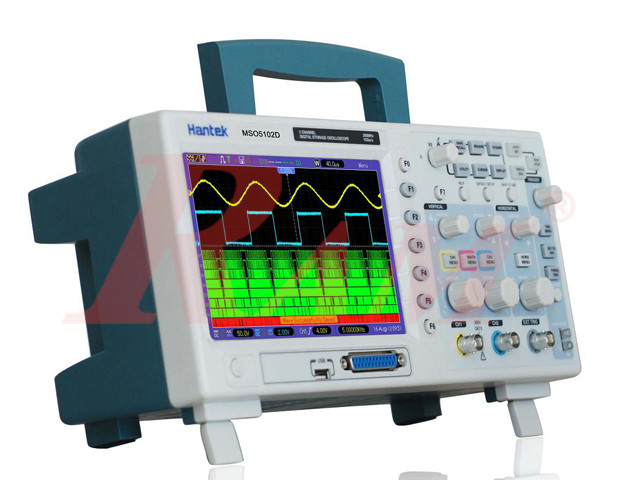 MSO5102D Hantek Digital Storage Oscilloscope 100MHz + Logic Analyzer جهاز اوسلسكوب 100 ميجاهرتز 2 قناة مدمج بة جهاز تحليل منطقي