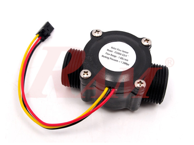FS300A Water Flow Meter Sensor G3/4" Flow Range 1-60L/Min