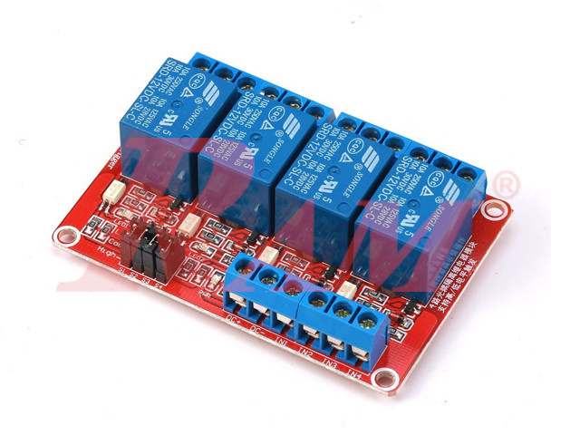 4 Output Relay Module Works on 5V Signal (SKU#KIT.M7)