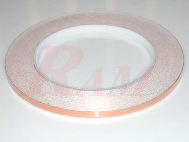 Copper Tape Roll Width 8mm شريط  لاصق نحاس موصل للكهرباء